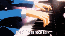 rock talk jacob piano your lie