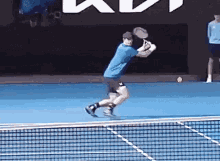 andy murray backhand return of serve passing shot down the line