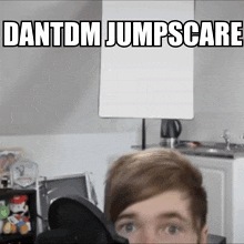 Dantdm Meme GIF - Dantdm Meme Jumpscare GIFs