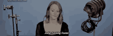 a woman says jodie fucking foster in front of cameras