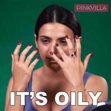 It'S Oily Sukriti Kakar GIF - It'S Oily Sukriti Kakar Pinkvilla GIFs
