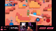 playing in game lasers shooting brawl stars madness