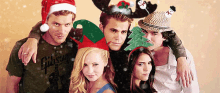 The Vampire Diaries Cast Happy Holidays GIF - The Vampire Diaries Cast Happy Holidays Happy Christmas GIFs