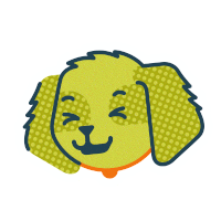 Dog Laughing Sticker - Dog Laughing Stickers