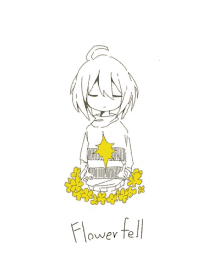 Undertale Flower Fell GIF - Undertale Flower Fell Au GIFs