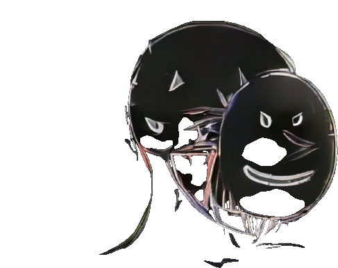 Happy Face Over Sad Face Ai Ai Sticker - Happy Face Over Sad Face Ai Ai Meme Stickers