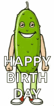 pickle dancing pickle groovy pickle dance happy birthday