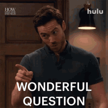 Wonderful Question Charlie GIF - Wonderful Question Charlie How I Met Your Father GIFs