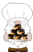 Gnome Baker Sticker - Gnome Baker Baking Stickers