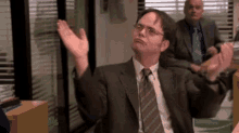 The Office Rainn Wilson GIF - The Office Rainn Wilson Slow Clap GIFs