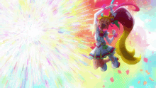 Tropical Rouge Precure Cure Summer GIF - Tropical Rouge Precure Cure Summer Victory GIFs