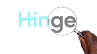 a hand is holding a magnifying glass over the word fringe