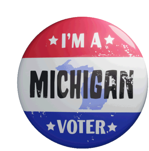 Vote2022 Michigan Election Sticker - Vote2022 Michigan Election Im A Voter Stickers