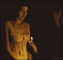 Tautou Blows Out Candle GIF - Tautou Blows Out Candle GIFs