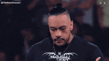 a man says i still can 't stand your ass in front of a crowd