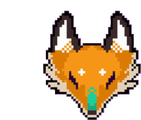 Fox Cœur Brisé Sticker