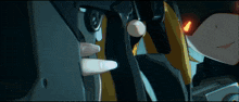 a close up of a person 's hand pressing a button in a video game