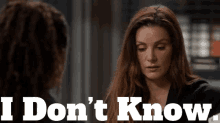 Station19 Carina Deluca GIF - Station19 Carina Deluca I Dont Know GIFs