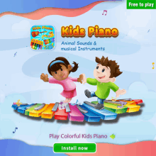 Kids Piano Toy Piano GIF