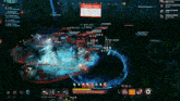 a screen shot of a video game with a thank you message at the top