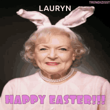 Happy Easter Easter Bunny GIF - Happy Easter Easter Bunny Betty White GIFs