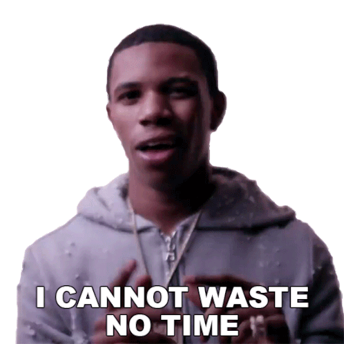 I Cant Waste No Time A Boogie Wit Da Hoodie Sticker - I Cant Waste No Time A Boogie Wit Da Hoodie Timeless Song Stickers
