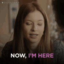 Now Im Here Pam GIF - Now Im Here Pam Diggstown GIFs