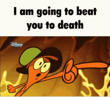 wander over yonder wander woy i am going to beat you to death explosion