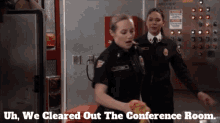 Station19 Maya Bishop GIF - Station19 Maya Bishop Uh We Cleared Out The Conference Room GIFs