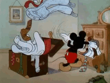 Moving GIF - Mickey Mouse Packing Pack GIFs