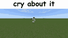 Minecraft Memes Minecraft GIF - Minecraft Memes Minecraft Cry About It GIFs