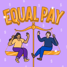 Equal Pay Balance GIF - Equal Pay Balance Gender Pay Gap GIFs