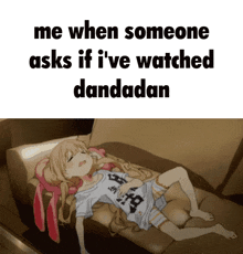 Sleepy Okarun GIF