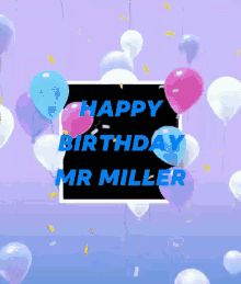 Happy Birthday Miller GIF - Happy Birthday Miller Balloons GIFs