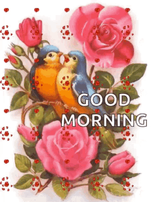 Good Morning Birds GIF - Good Morning Birds Glitter GIFs