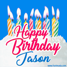Happy Birthday J Ason Candle GIF - Happy Birthday J Ason Candle Cake GIFs