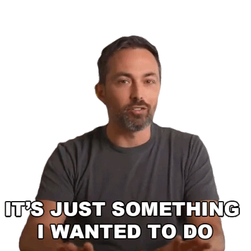 Its Just Something I Wanted To Do Derek Muller Sticker - Its Just Something I Wanted To Do Derek Muller Veritasium Stickers