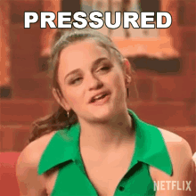 Pressured Joey King GIF - Pressured Joey King Nailed It Double Trouble GIFs