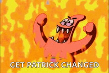 Patrick Star Evil Laugh GIF - Patrick Star Evil Laugh Fire GIFs