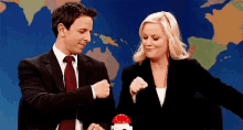 Combinado Parksandrecreation Fechou Amigos GIF - Its Settled Parks And Recreation Deal GIFs