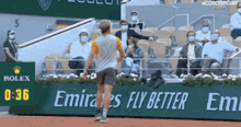 alejandro davidovich fokina racquet throw tennis racket espana