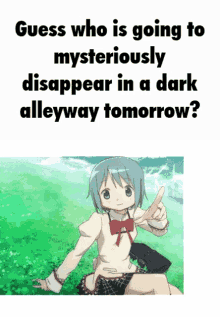 meme anime girl angry scary