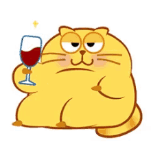 Cat Chilling GIF - Cat Chilling Wine GIFs