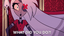 What Did You Do Vaggie GIF - What Did You Do Vaggie Hazbin Hotel GIFs