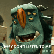 They Dont Listen To Me Blinky GIF - They Dont Listen To Me Blinky Trollhunters Tales Of Arcadia GIFs