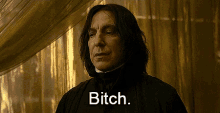 Bitch Im Out GIF - Harrypotter Snape Bitchimout GIFs