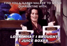 Karen Will And Grace GIF - Karen Will And Grace Juice Boxes GIFs