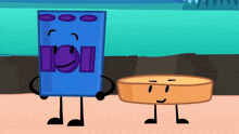 two cartoon characters standing next to each other with one having the number 191 on it