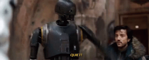 Rogue One K2so GIF - Rogue One K2SO Quiet - Discover & Share GIFs