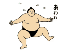 Sumo Sweating GIF